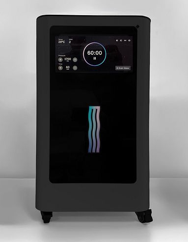 Modern Hydrogen Inhalation Machine Minimalist Tall Floor Device
