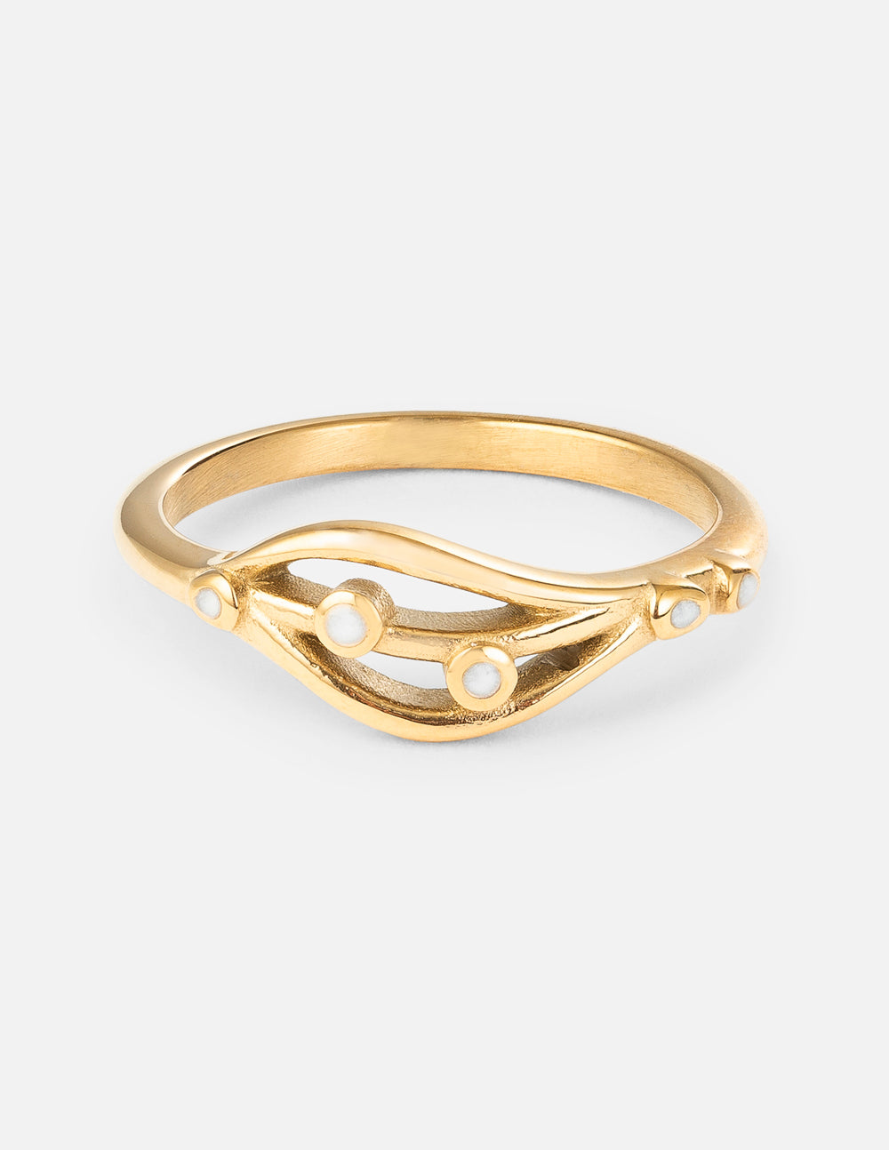 Elegant Eden Ring featuring an organic design inspired by the Garden of Eden.
