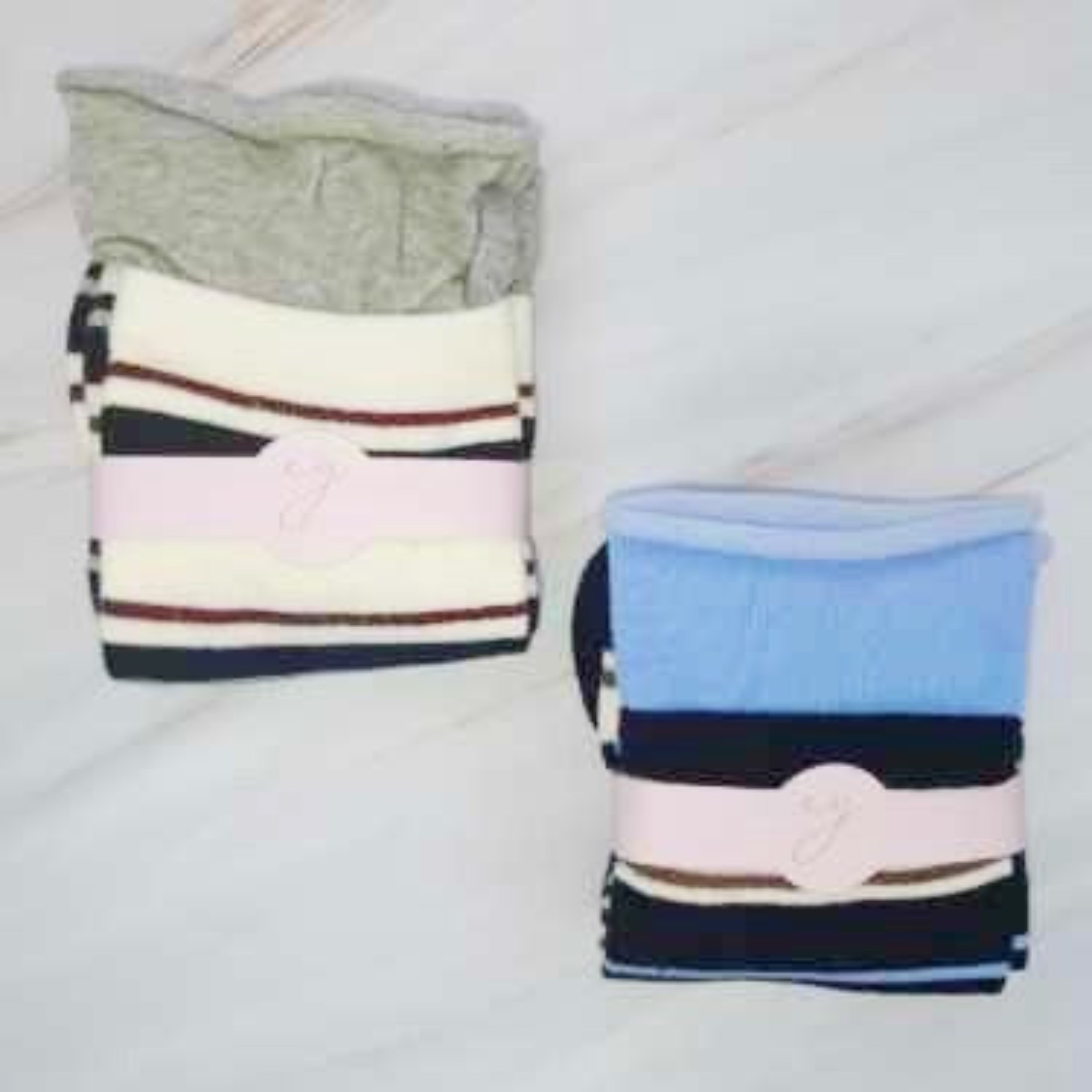 Edgy Sassy Striped Socks Set Of 2