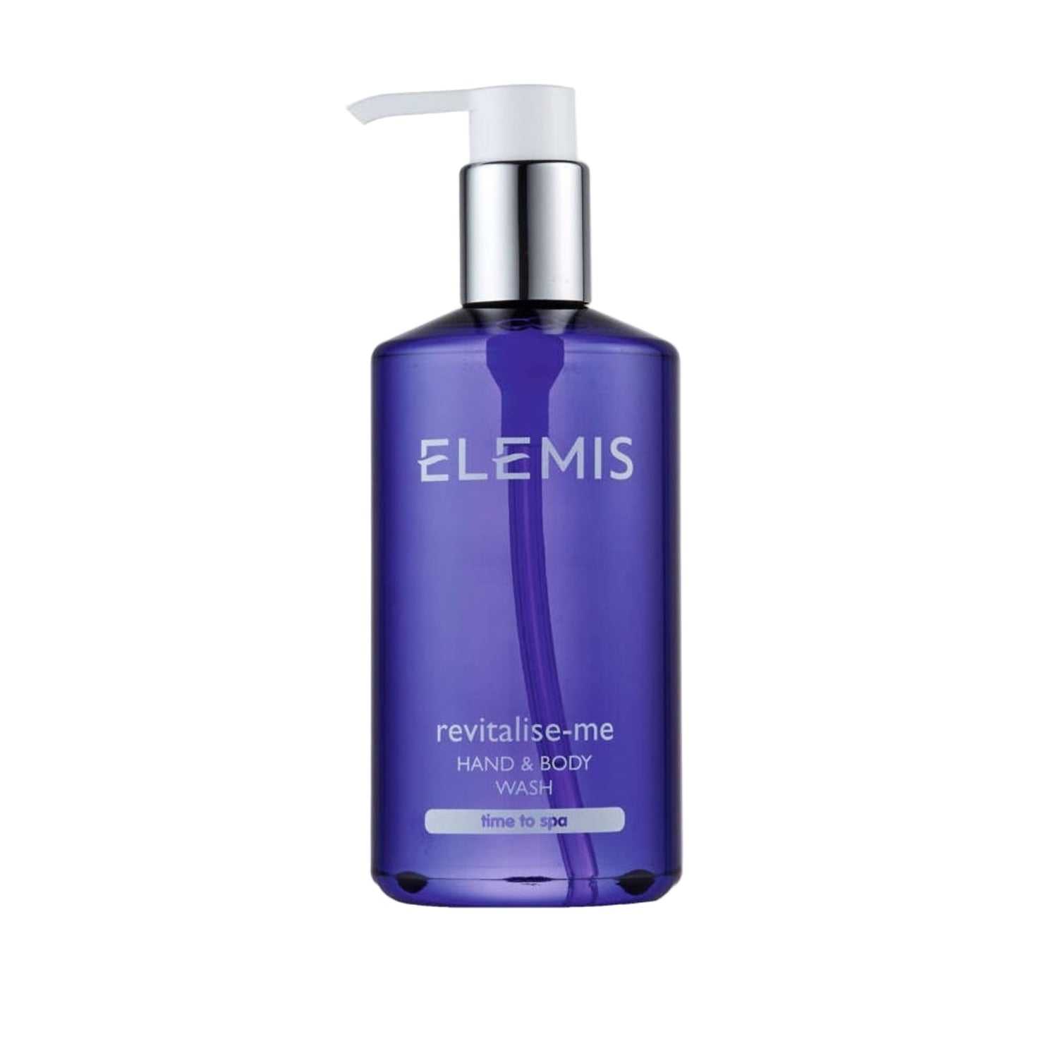 Blue bottle of Elemis Revitalise-Me Hand & Body Wash 300mL