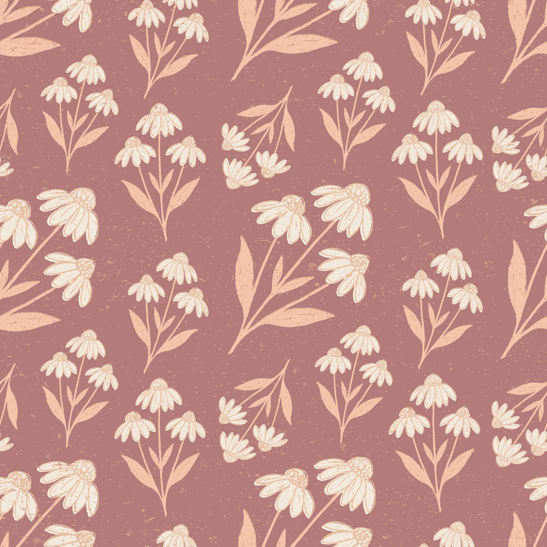 Ellery Floral Wallpaper in Olive, Terracotta and Sage Green
