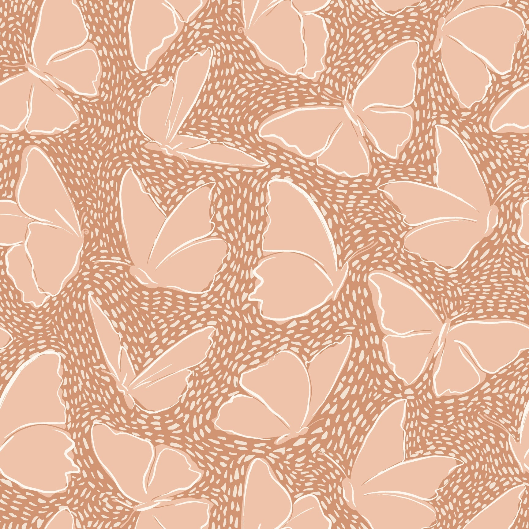 Ellie Removable Wallpaper in Blush Pink and Sage Green Bohemian