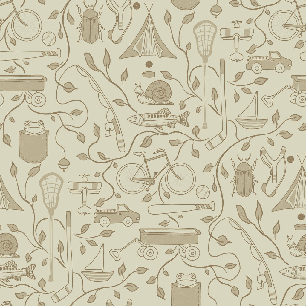 Elliot Wallpaper by Karen and Marisa Designs