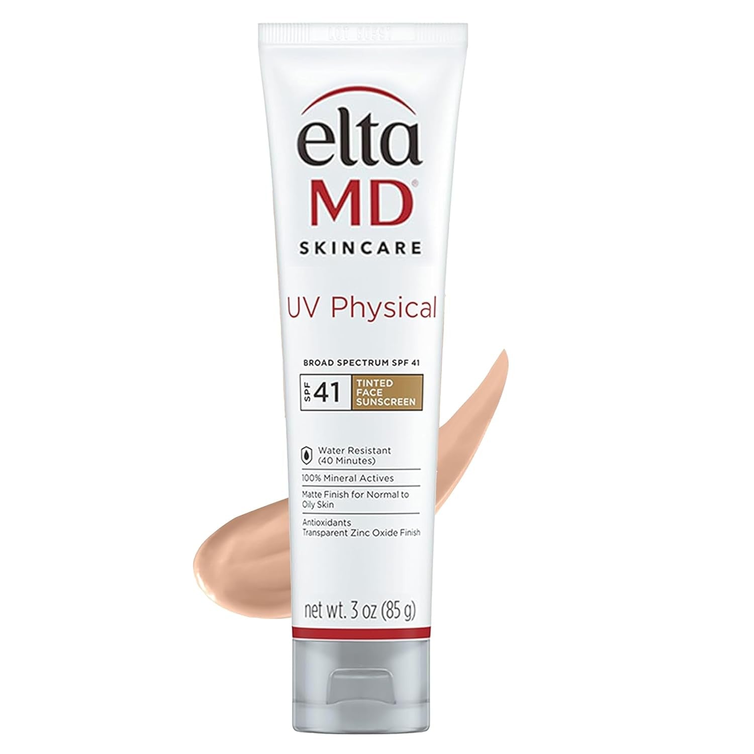 EltaMD UV Physical Broad-Spectrum SPF 41 Tinted Sunscreen 3 oz bottle