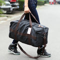 Canvas Travel Bag, Large Capacity Sports Tote for Men