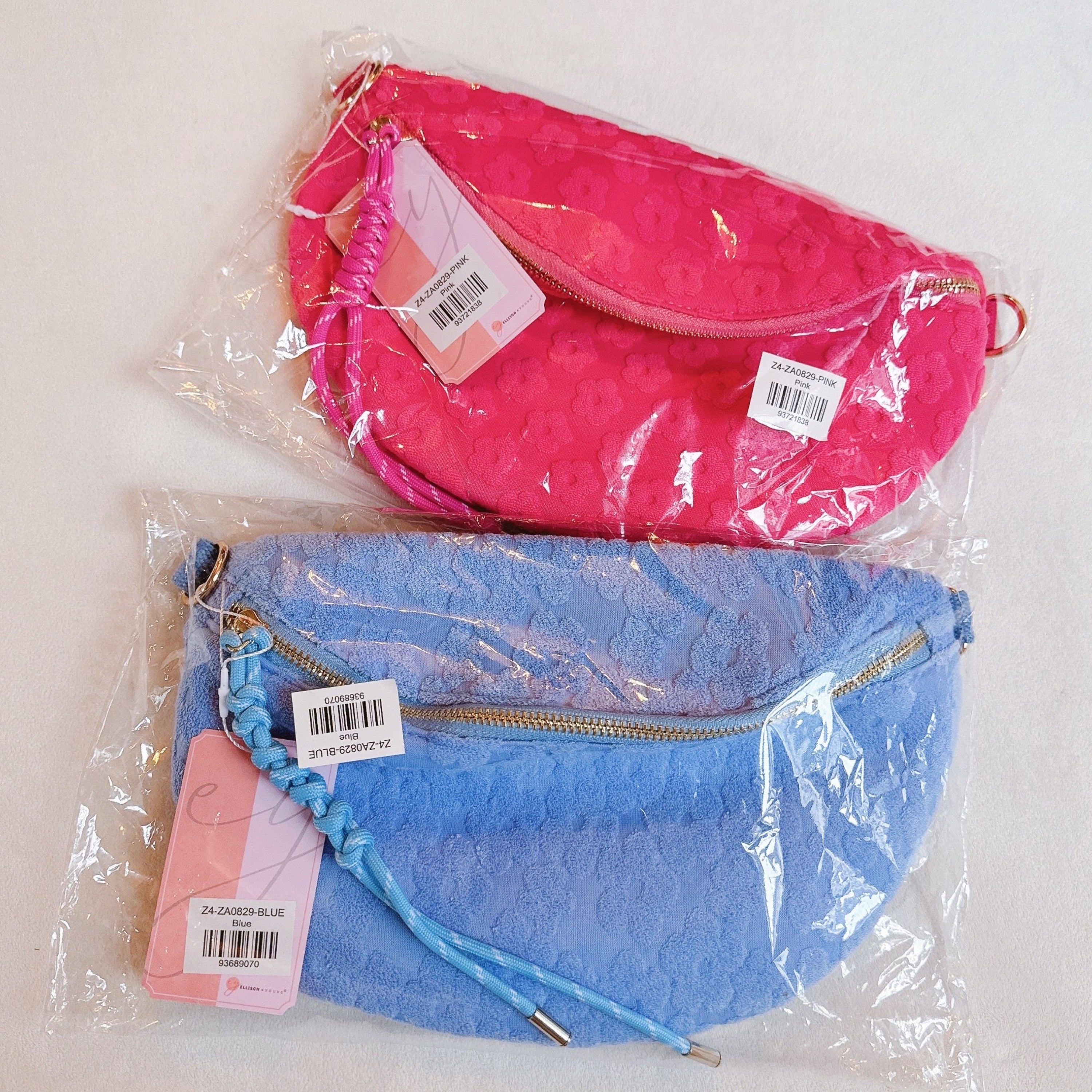 Embossed Daisy Blossom Belt Sling Bag