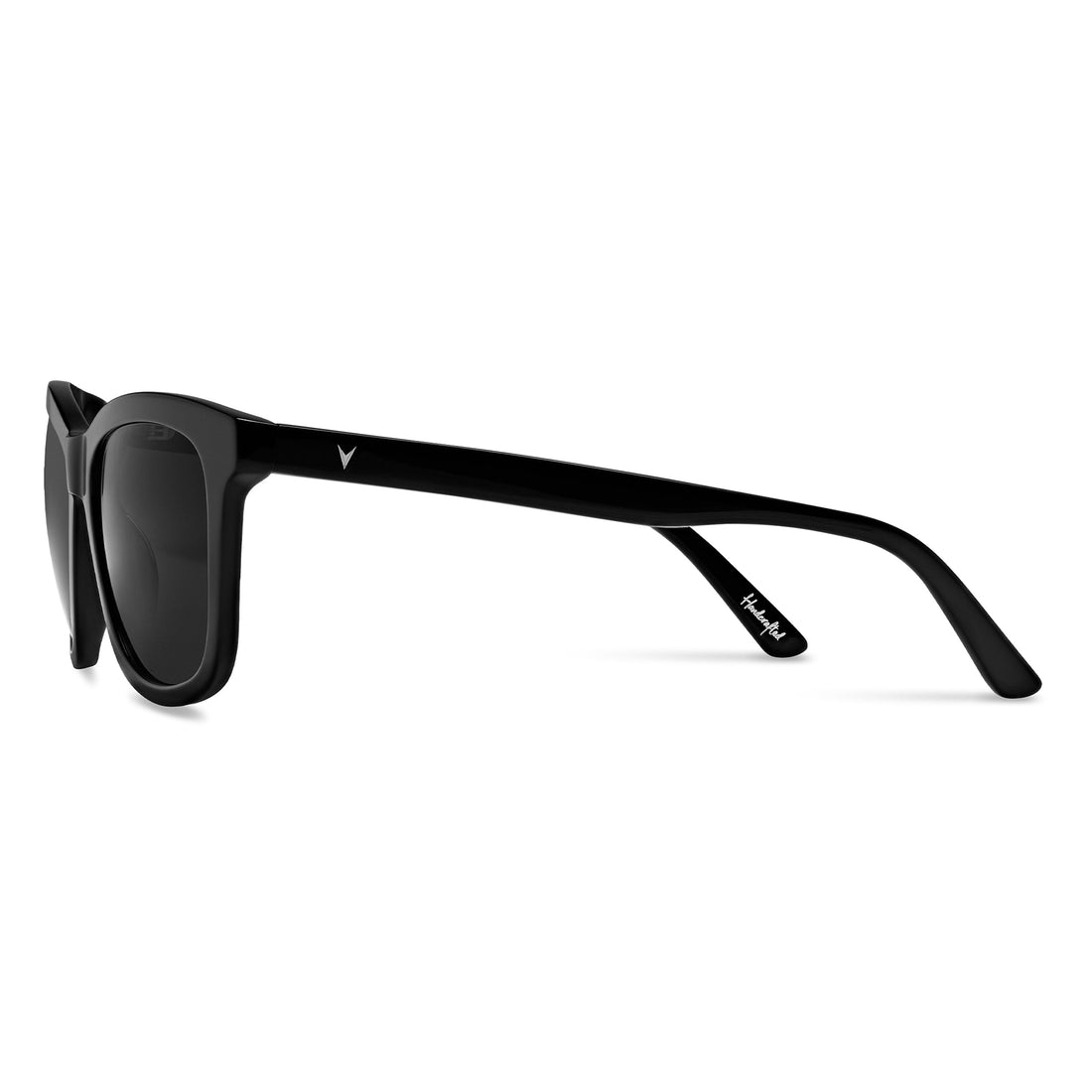 The Emery Oversized Polarized Sunglasses in Jet Black