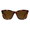 The Emery sunglasses in Rye Tort featuring an oversized, upswept brow line and high-quality polarized lenses.