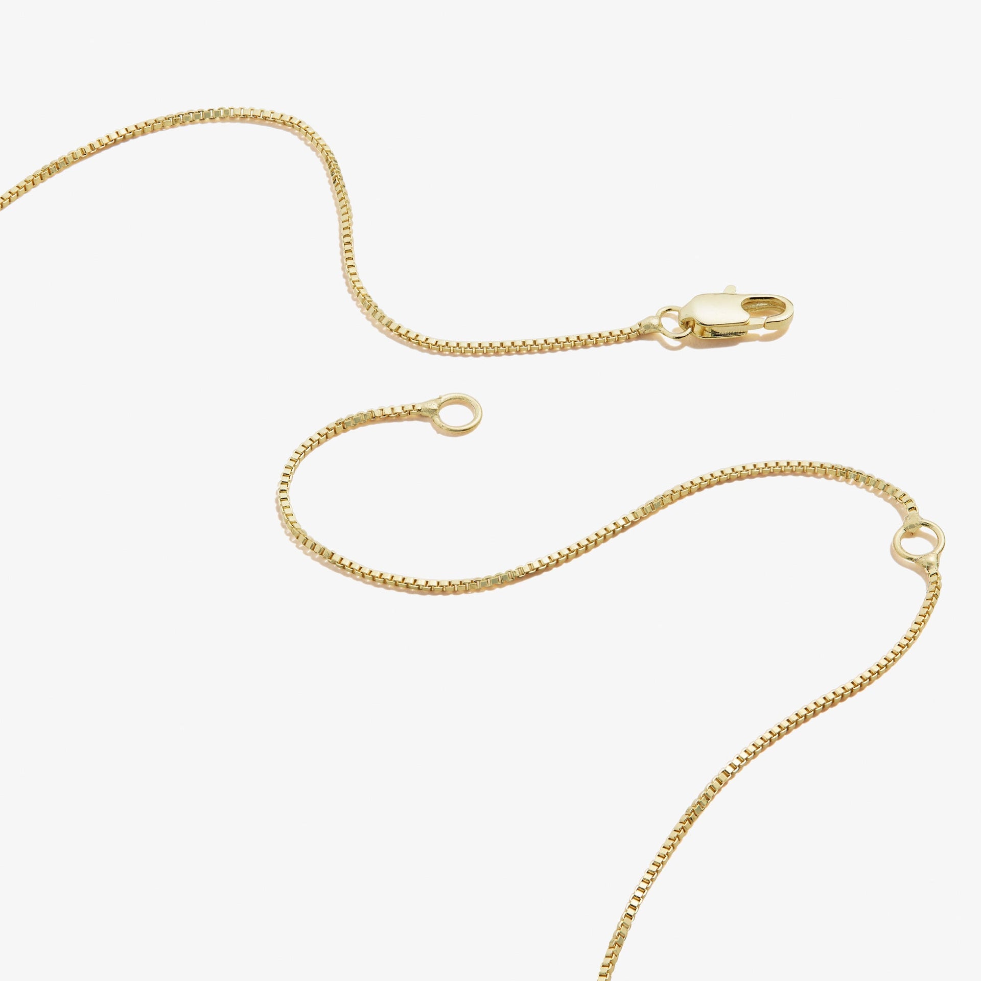 Slider Tag Heart Charm Necklace in Rose-Gold, 21''