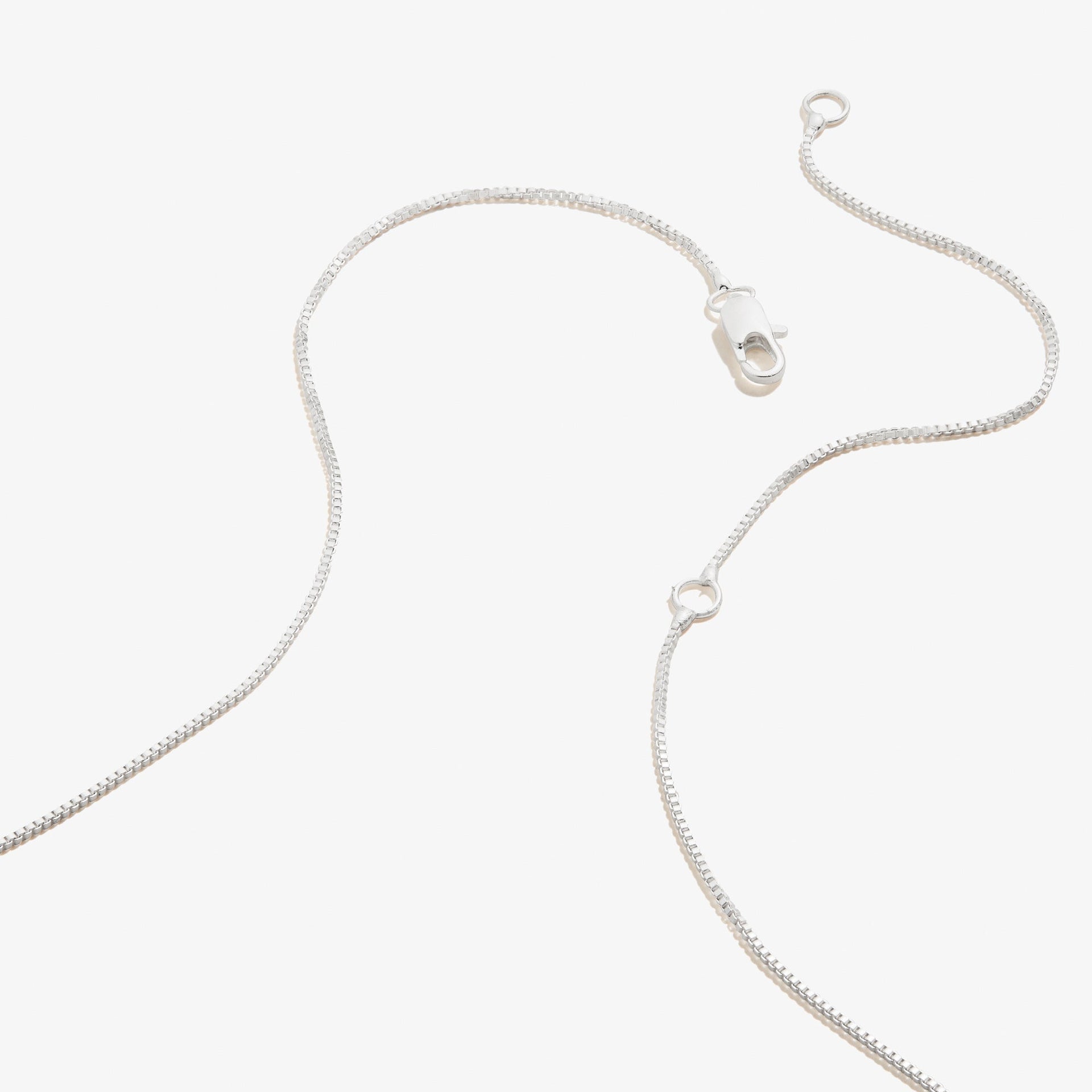 Slider Tag Heart Charm Necklace in Rose-Gold, 21''
