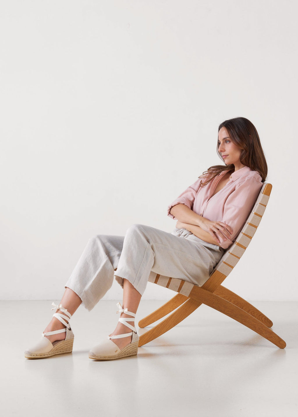 Escala Canvas Espadrille Wedges