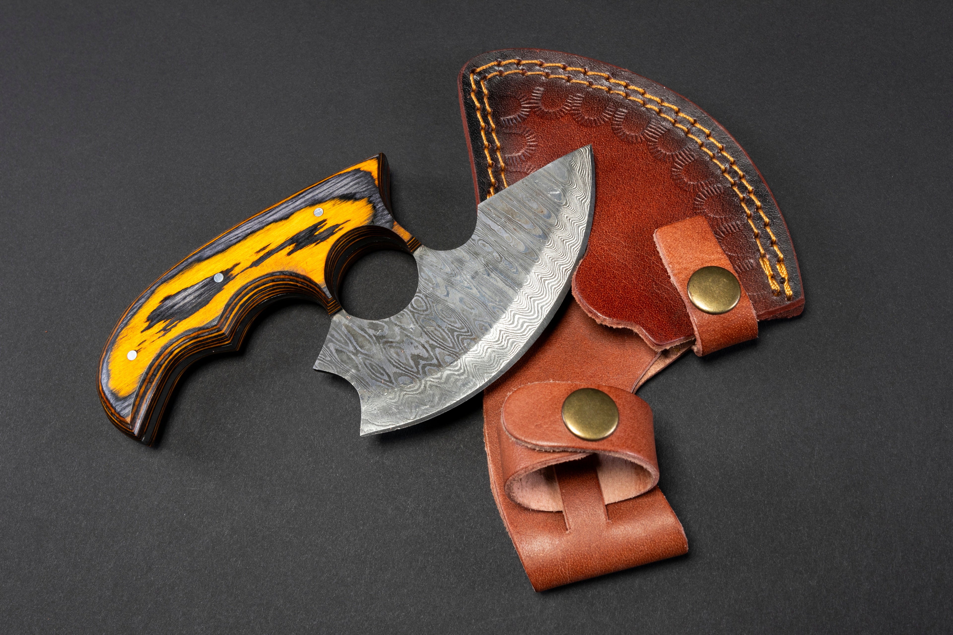 Titan Custom Alaskan Ulu style blade, perfect for outdoors and indoor use TD-315