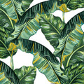 Eva Wallpaper in Green and White