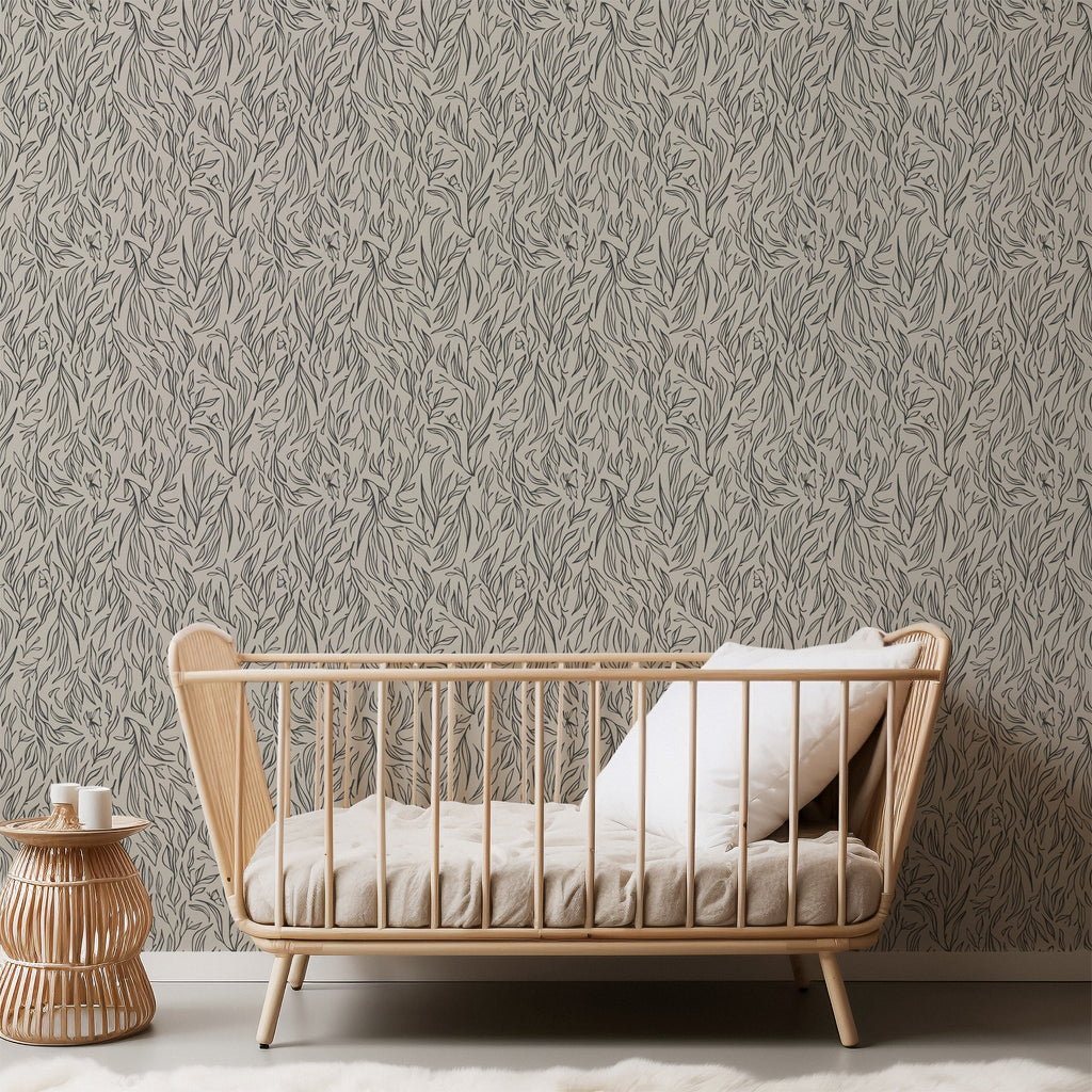 Everly Minimalist Scandinavian Style Removable Wallpaper
