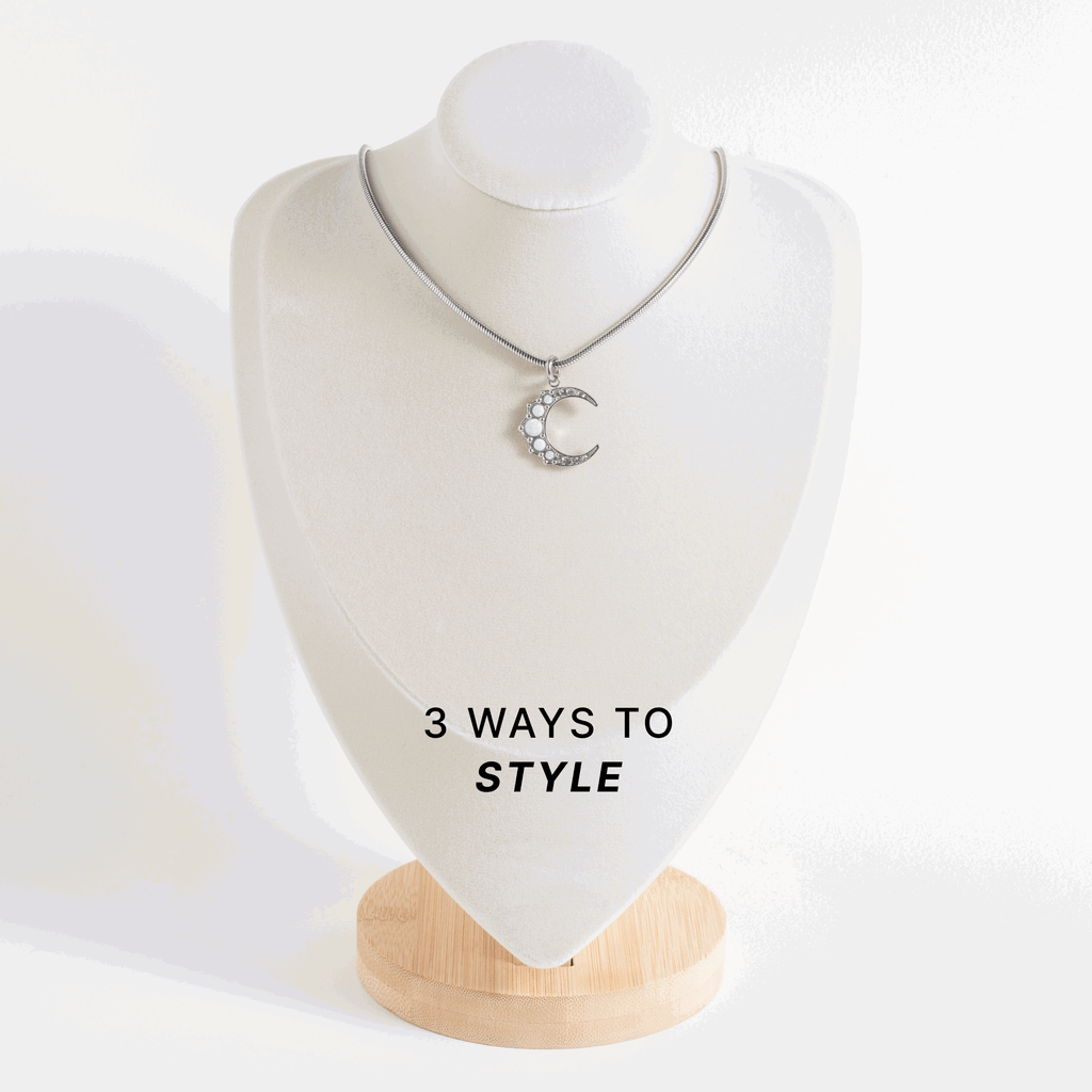 Interchangeable Two-Tone Compass Charm in Gold and Silver