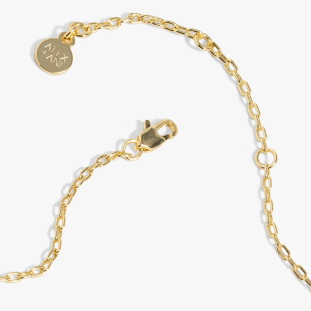 Evil Eye Protection Mantra Necklace with Crystal Accents