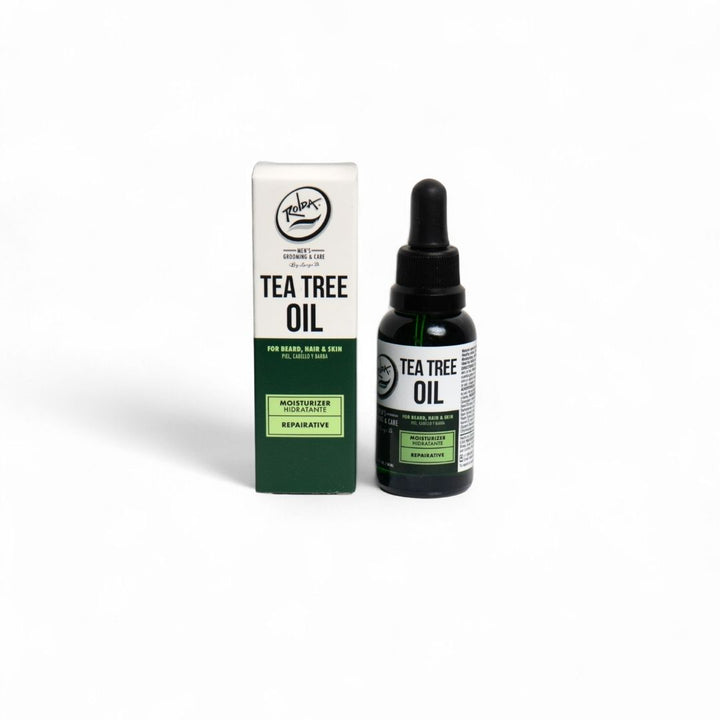 Tea Tree Beard & Hair Oil for Hydration and Growth, 30ml