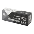 Feather Artist Club Professional Blades 20-pack retail packaging for barbers