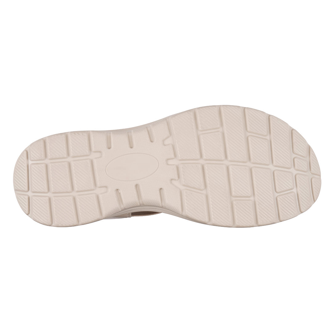 Women's Nude Elastic Comfort Flat Sandals