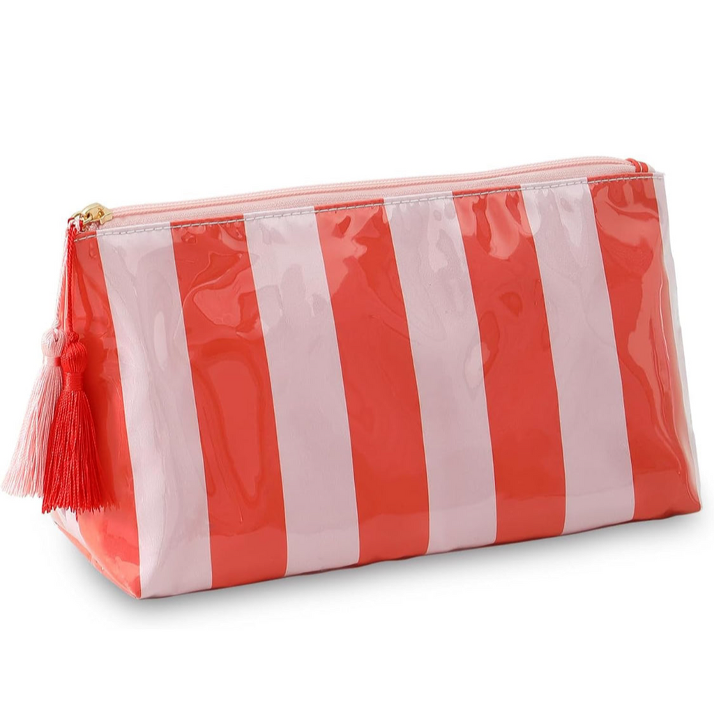 Waterproof Striped Bag - Pink/Red