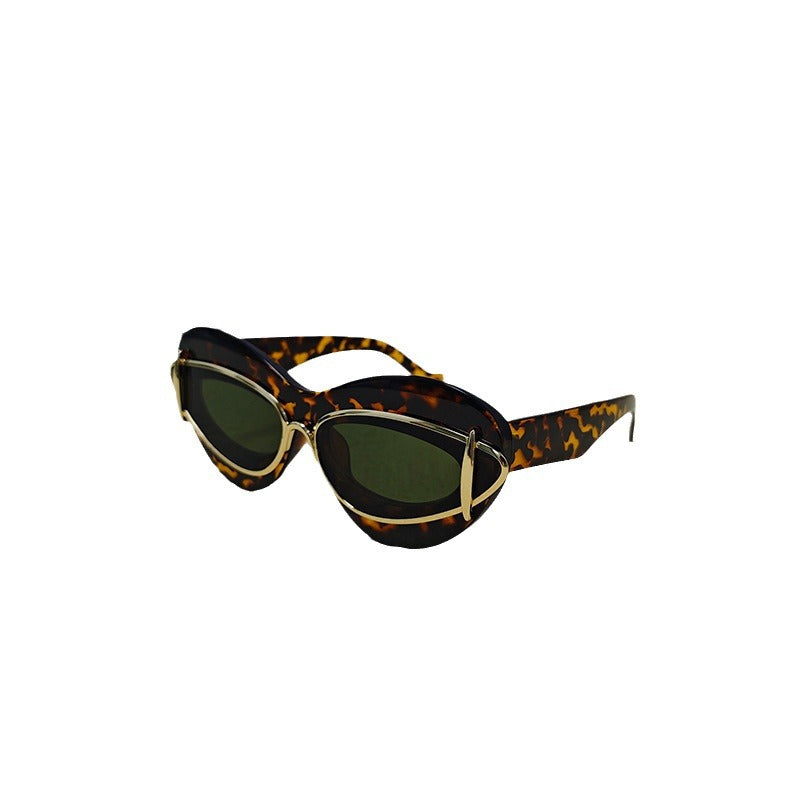 Y2K Cat-Eye Small Frame Sunglasses Trendy Driving Shades