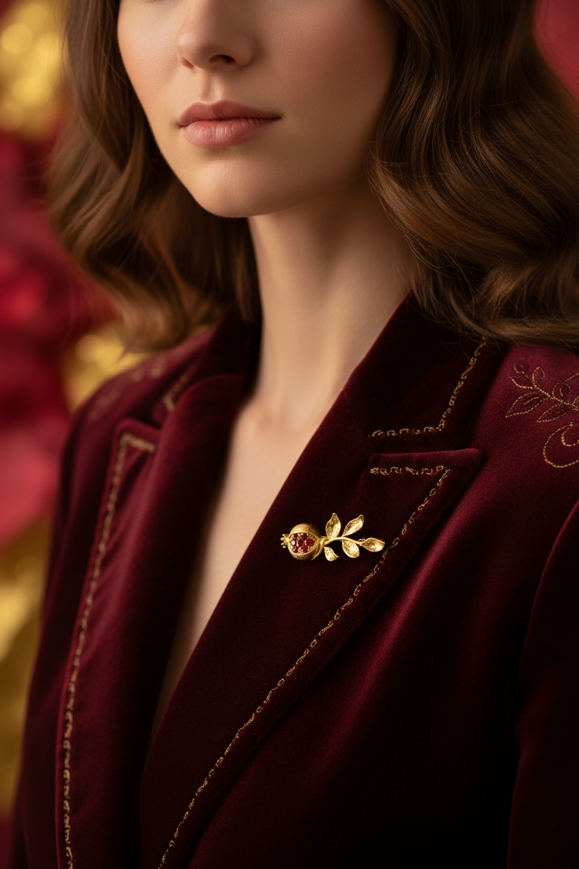 Pamela Twig Brooch