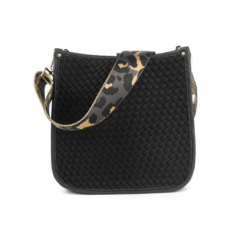 Woven Neoprene Courier Bag with Interchangeable Strap Options