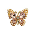 Butterfly Bling Deluxe Metal Straw Topper