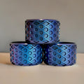 Blue Metallic Waffle Boot