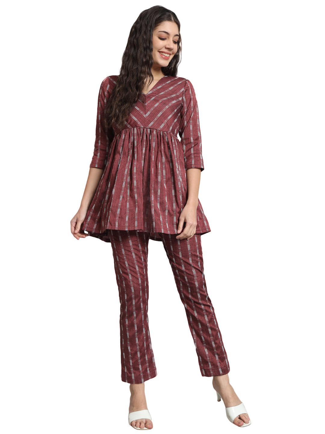 Fab Fashion Dark Purple Co-Ord set