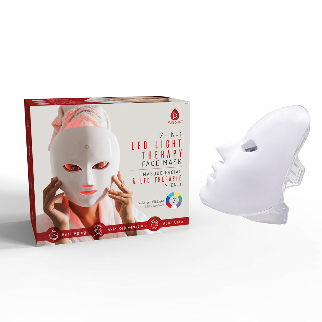 Pursonic Skincare: Complete 7-in-1 LED Light Therapy & Overnight Lip Care Collection