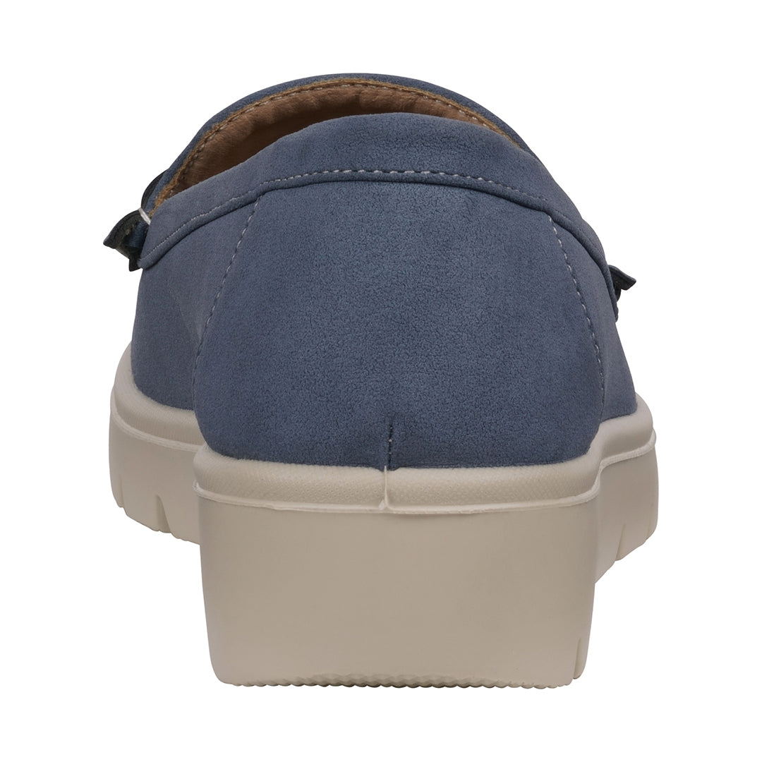 Women's Fallon Blue Penny Slip-On Loafer Flats