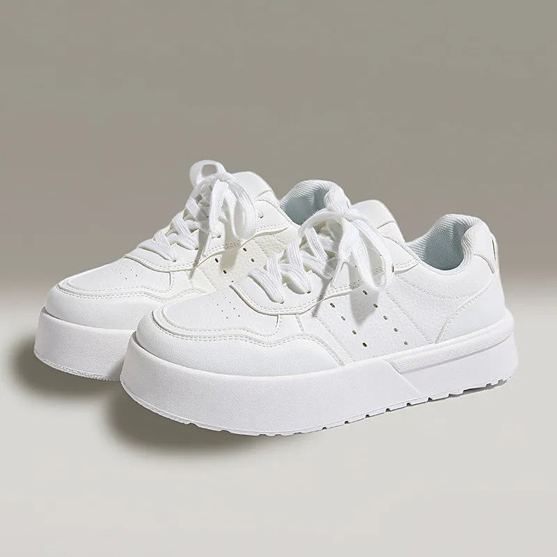 Women's Lace Up Platform Athletic Sneakers Harajuku Style - Image 7