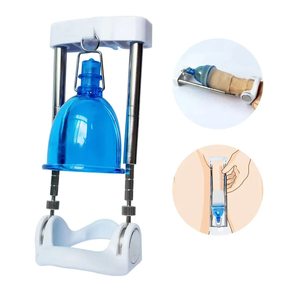 Super Penis Enlargement Extender Vacuum Stretcher Pump Hanger Bigger Enhancement