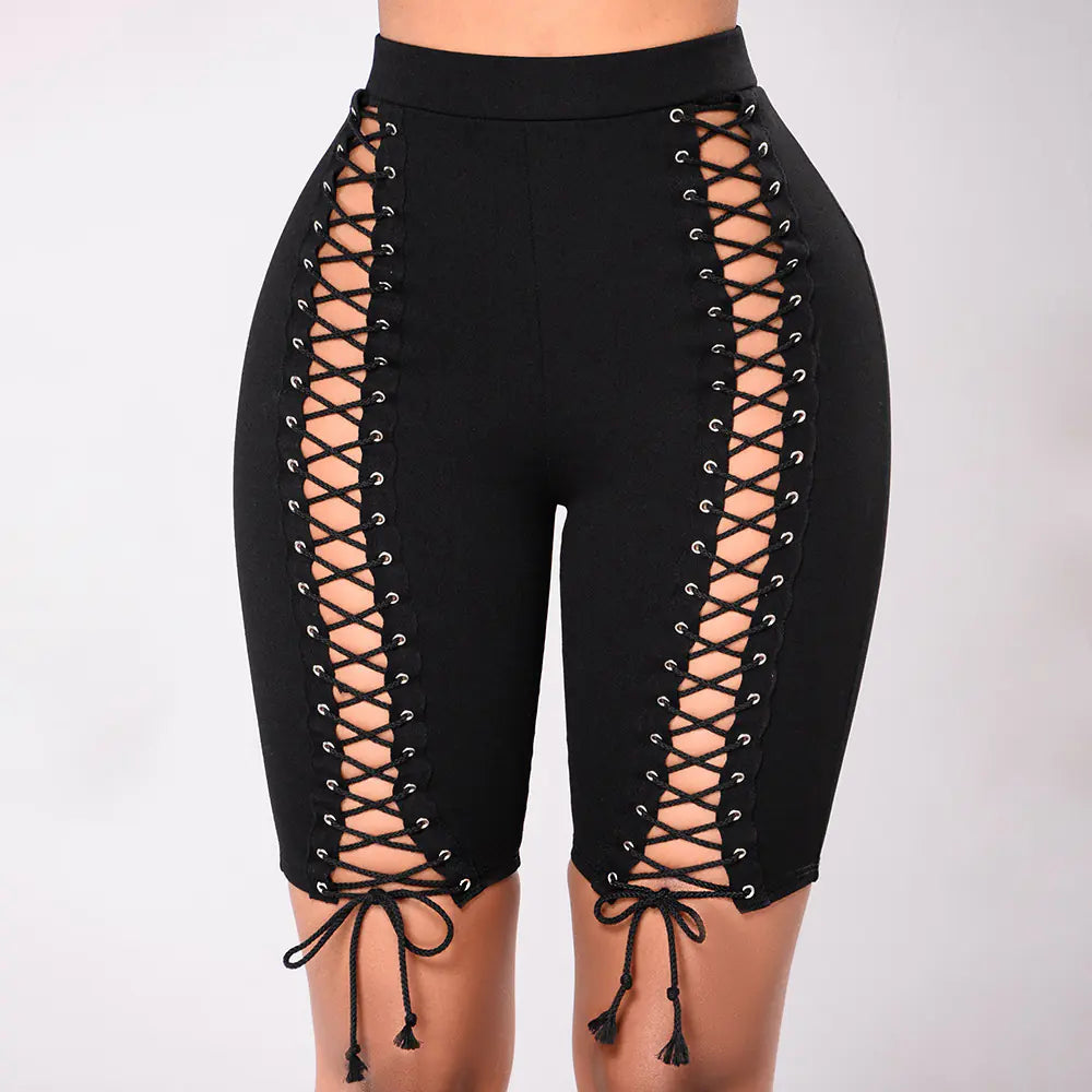 Women's Casual Lace-Up Sports Shorts and Pants