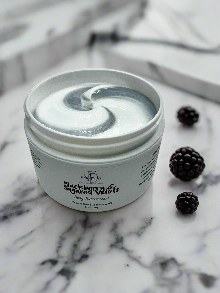 Blackberry & Sugared Violets Body Cream