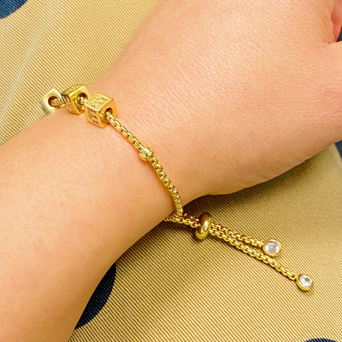 Roll The Dice Charm Bracelet