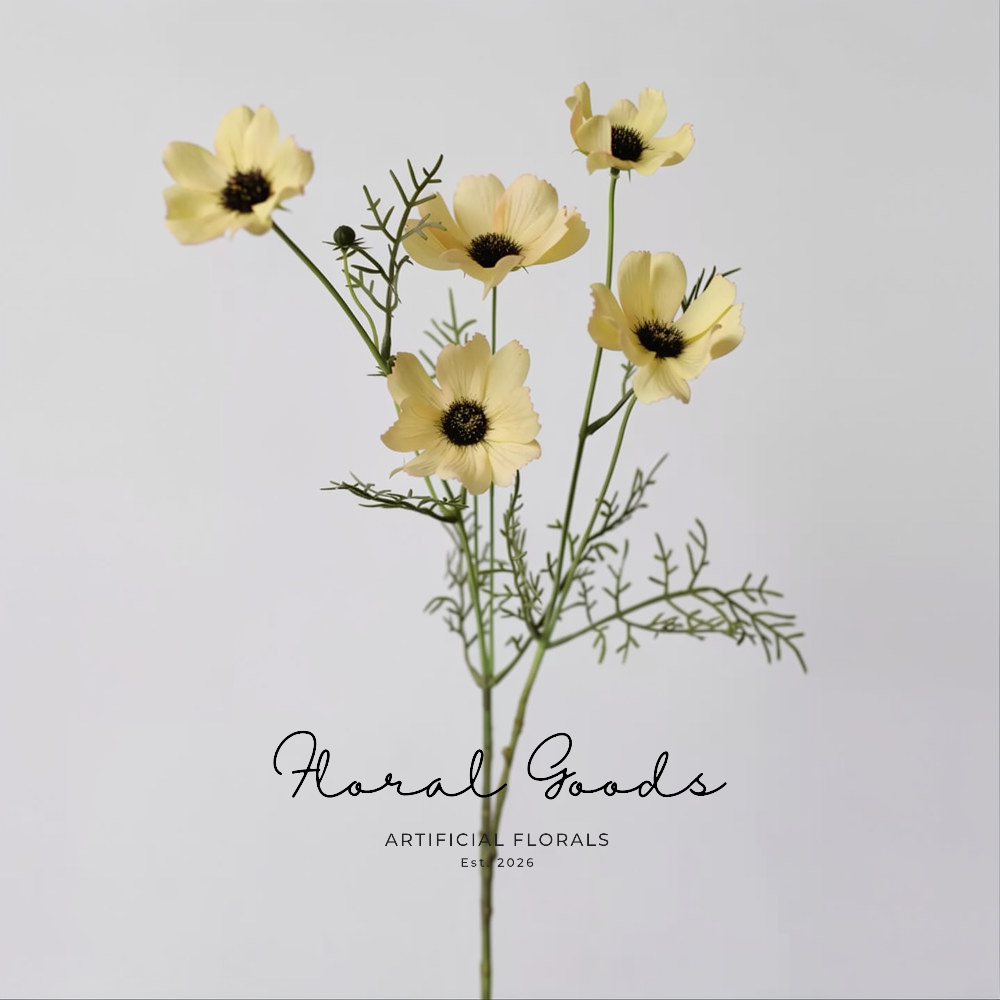 Buttercream Cosmos Spray – 26.4"
