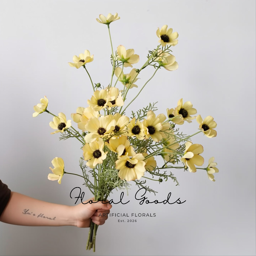 Buttercream Cosmos Spray – 26.4"