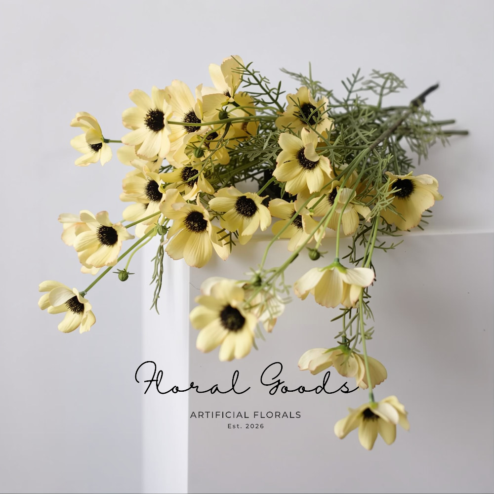 Buttercream Cosmos Spray – 26.4"