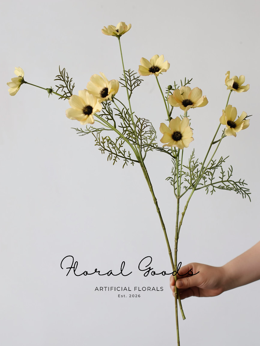 Buttercream Cosmos Spray – 26.4"