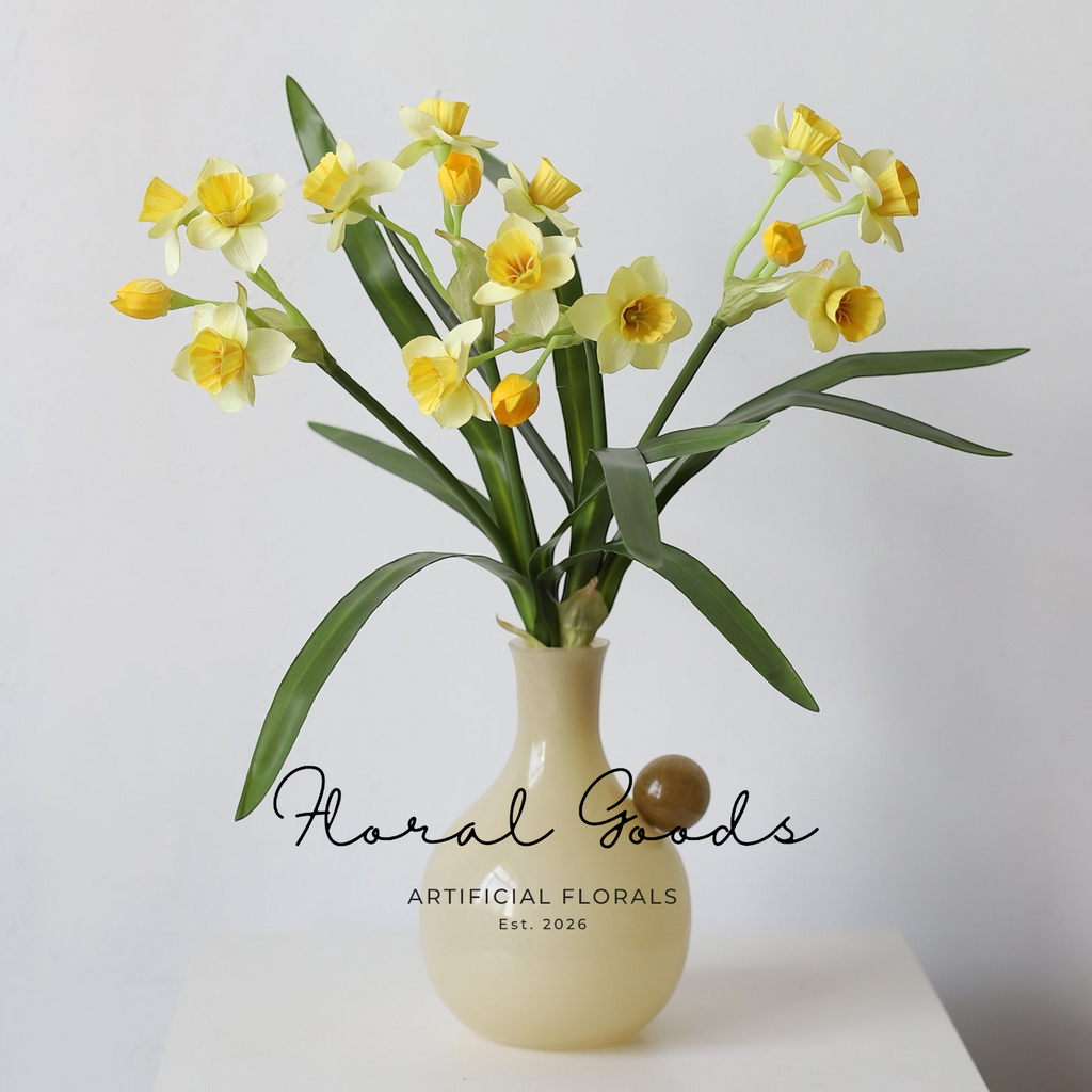 Buttercream Daffodil Spray – 17.3"