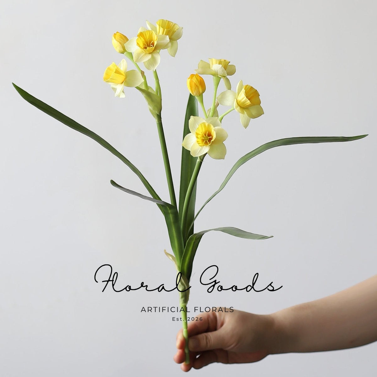 Buttercream Daffodil Spray – 17.3"