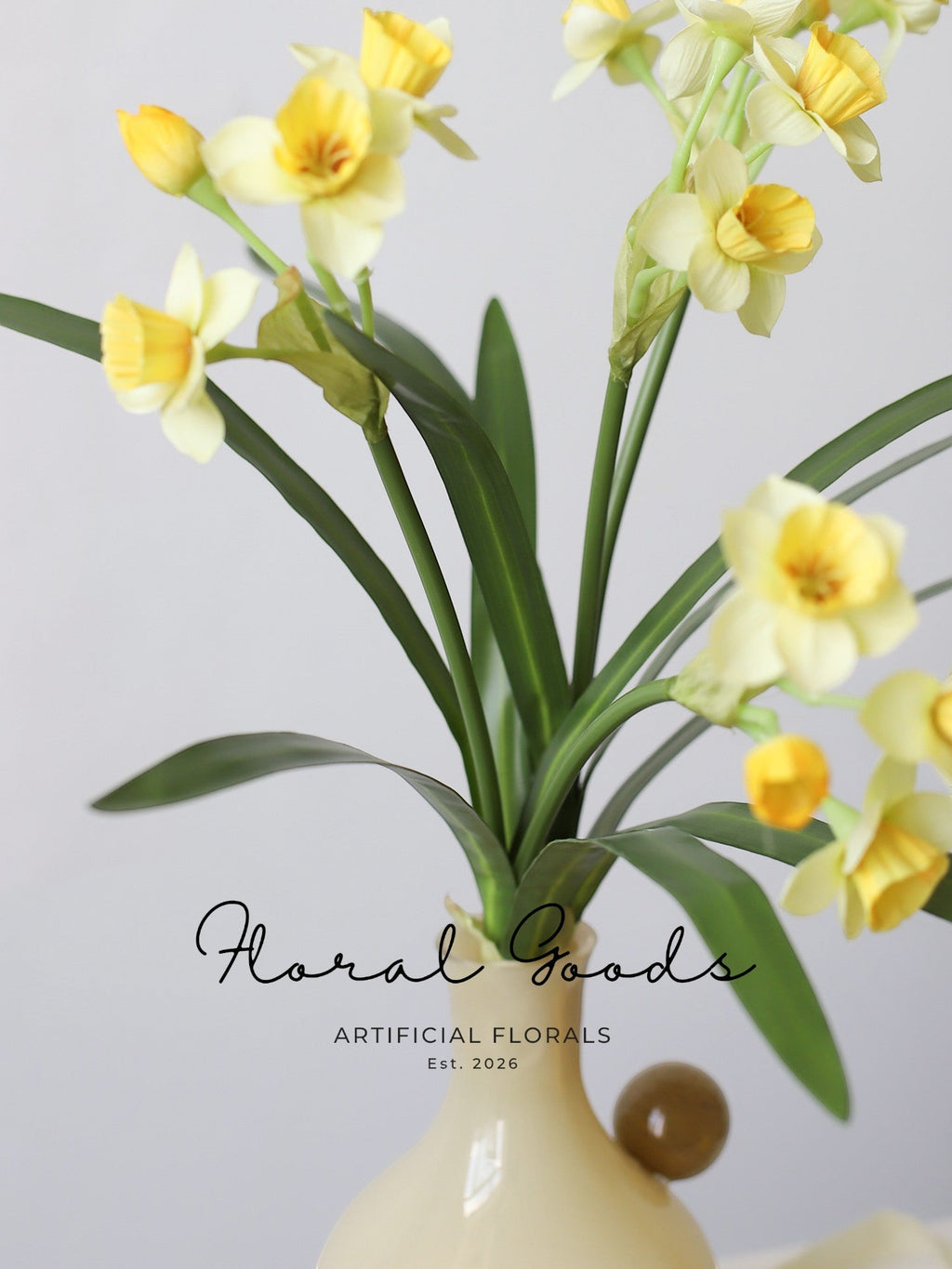 Buttercream Daffodil Spray – 17.3"