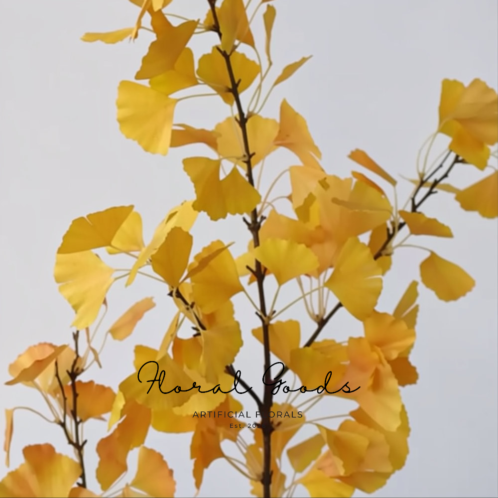Golden Gingko Branch – 47.2"