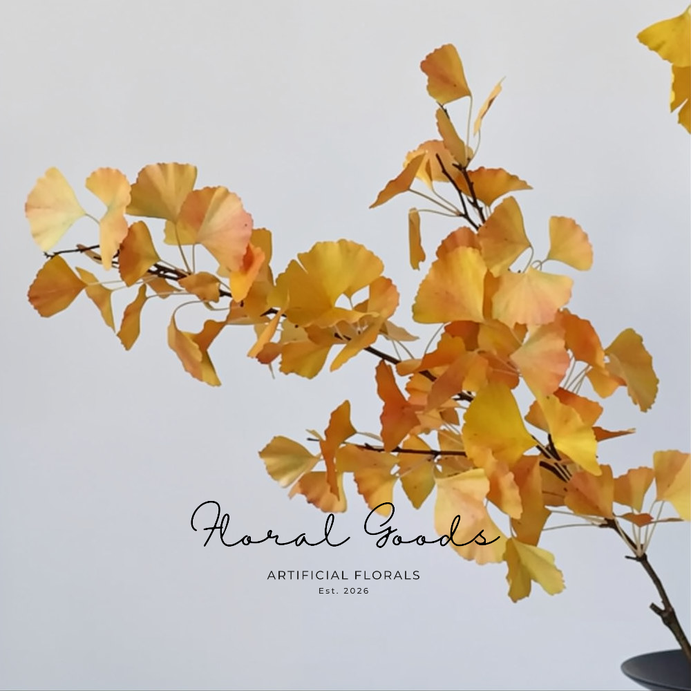 Golden Gingko Branch – 47.2"