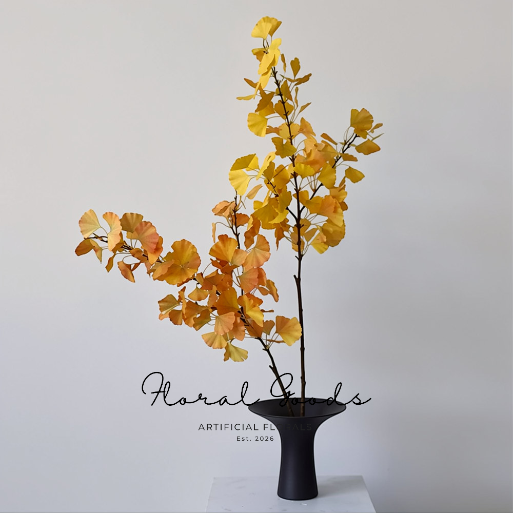 Golden Gingko Branch – 47.2"