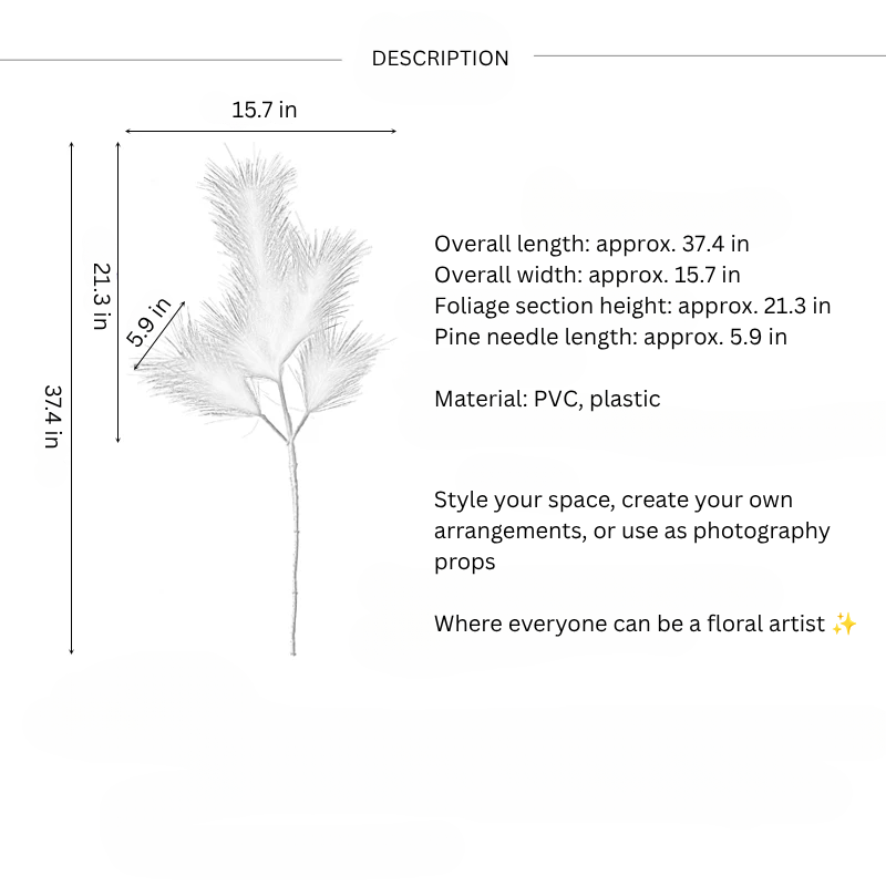 Japanese Pine Branch – 37.4"