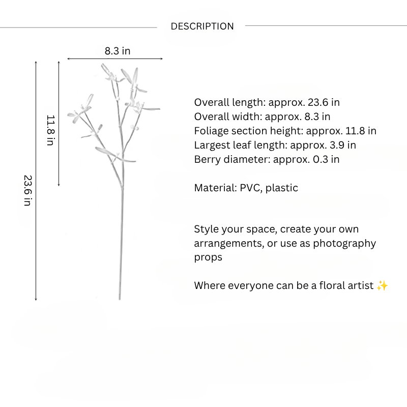 Meadow Mistletoe Branch – 23.6"