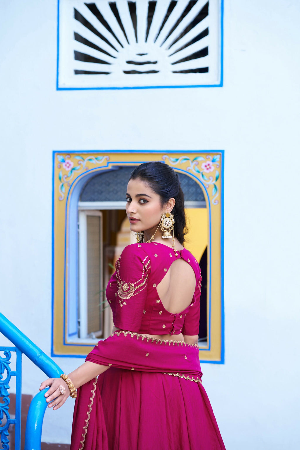 Ranipink NC Silk Lehenga Choli with Embroidery Work
